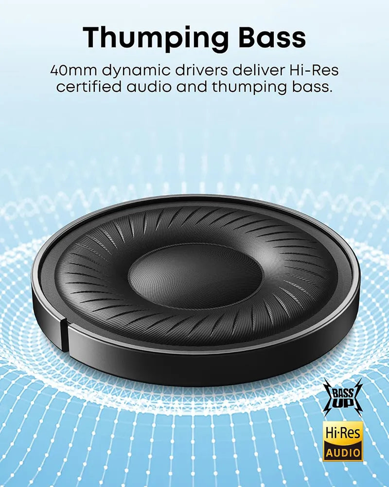 Soundcore by Anker Q20i Wireless Hybrid Noise Cancelling Over-Ear Headphones A3004H22 Almond White