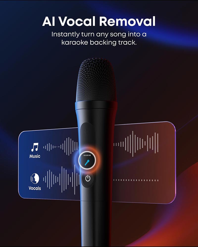 Soundcore by Anker Rave 3S 200W AI Wireless Party Speaker with Dual Mics A31A3012 Black