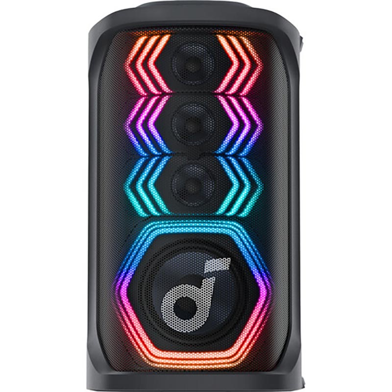 Soundcore by Anker Rave 3S 200W AI Wireless Party Speaker with Dual Mics A31A3012 Black