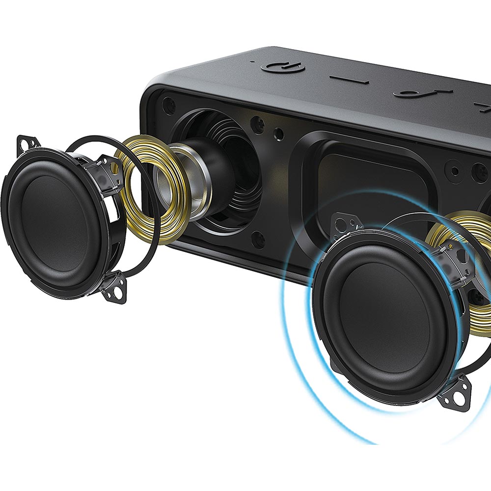 Soundcore by Anker Select 2 16W IPX7 Waterproof Bluetooth Speaker A3125H11 Black