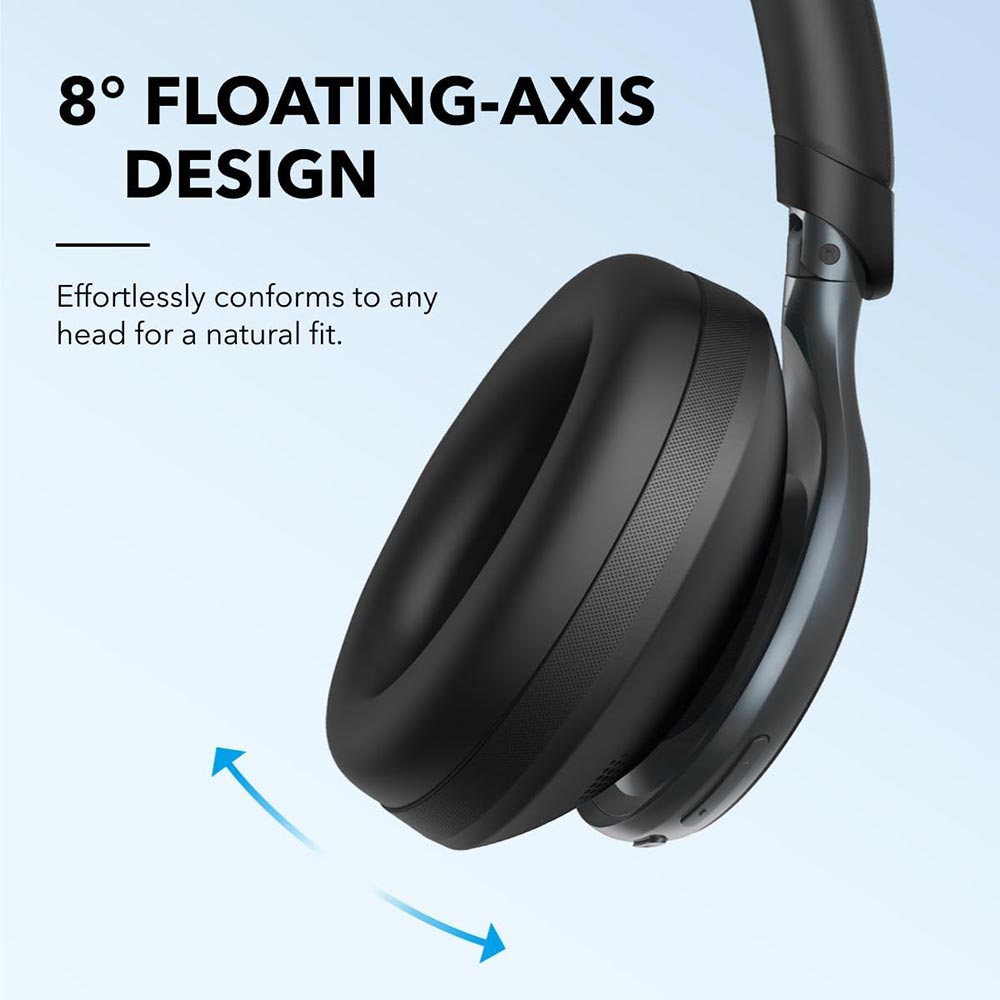 Soundcore by Anker Space One Active Noise Cancelling Headphones A3035011 Black