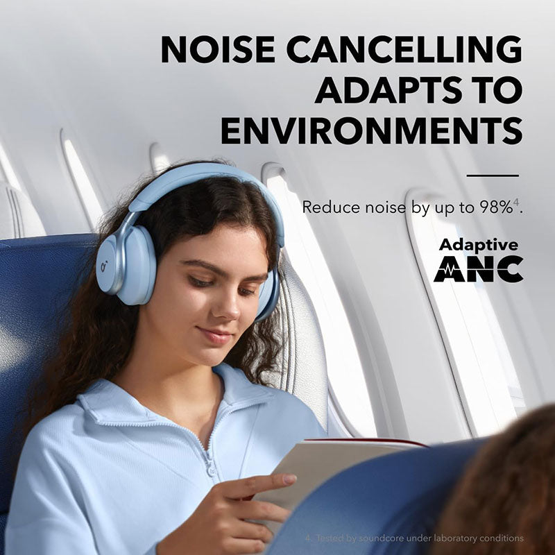 Soundcore by Anker Space One Active Noise Cancelling Headphones A3035031 Blue