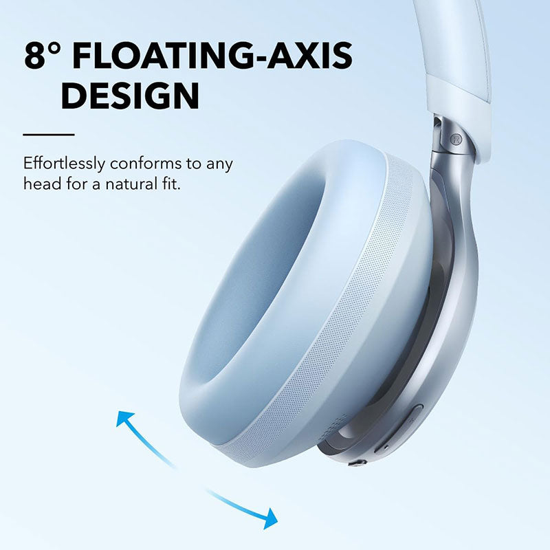 Soundcore by Anker Space One Active Noise Cancelling Headphones A3035031 Blue