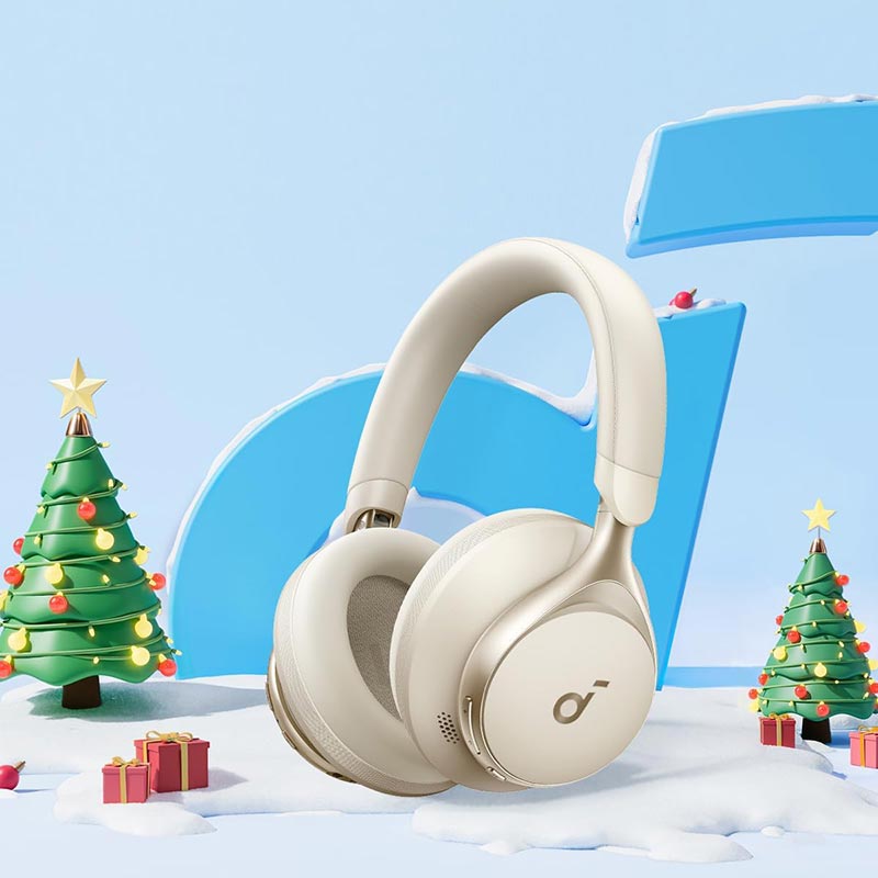 Soundcore by Anker Space One Active Noise Cancelling Headphones A3035021 Latte Cream