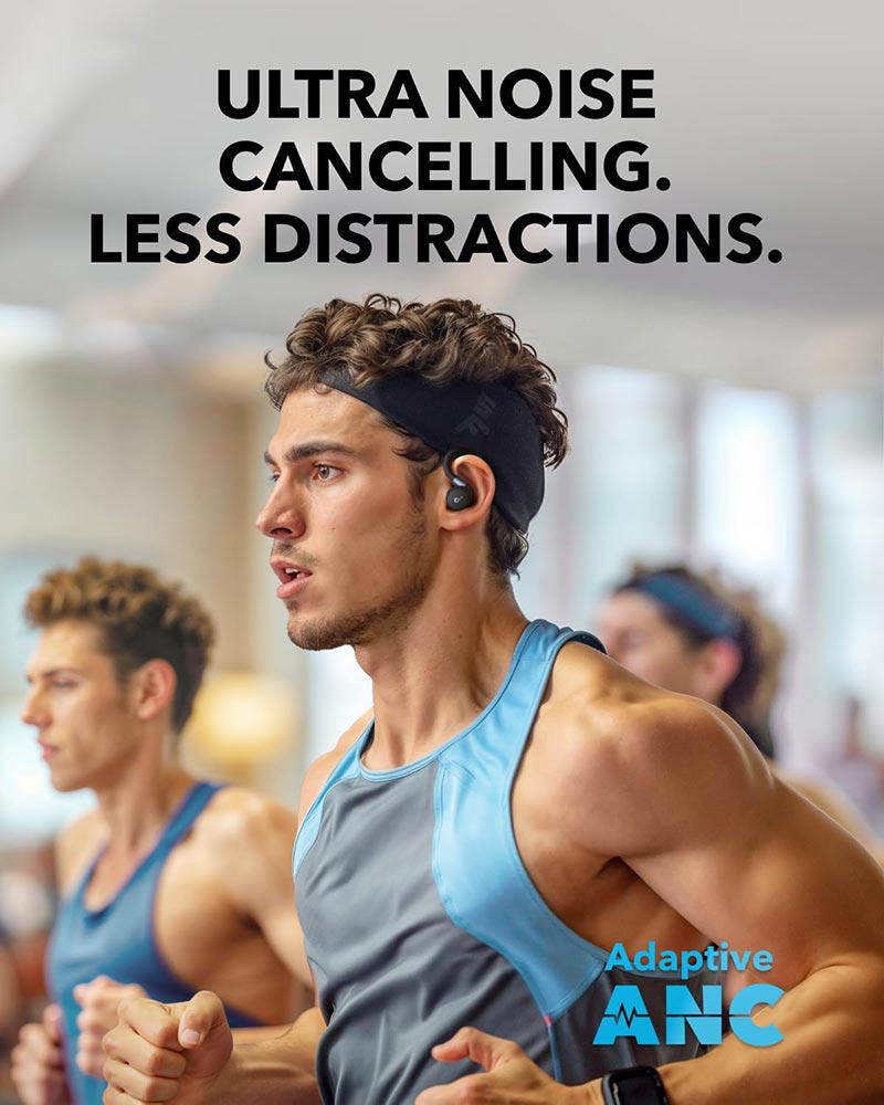 Soundcore by Anker Sport X20 True-Wireless In-Ear Sports Earbuds A3968Z11 Black