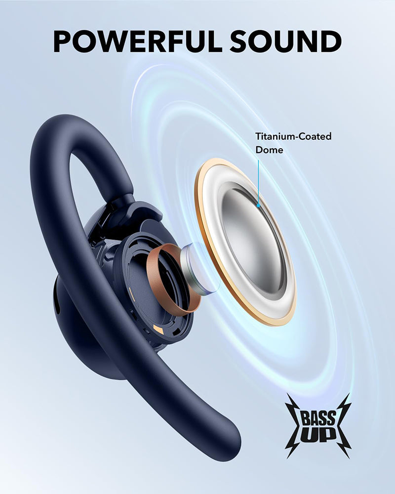 Soundcore by Anker V20i Open-Ear Wireless Earbuds A3876H31 Blue