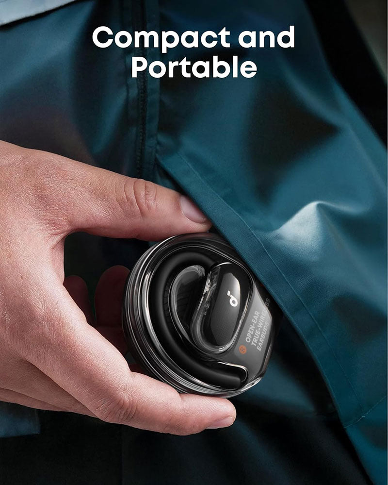 Soundcore by Anker V40i Open-Ear Wireless Bluetooth Headphones A3878H11 Black