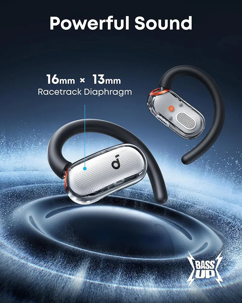 Soundcore by Anker V40i Open-Ear Wireless Bluetooth Headphones A3878H21 White