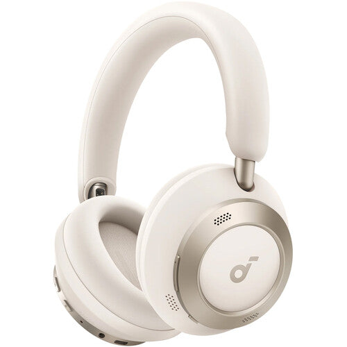 Soundcore by Anker Space One Pro Active Noise Cancelling Foldable Over-Ear Headphones A3062H21 Cream White