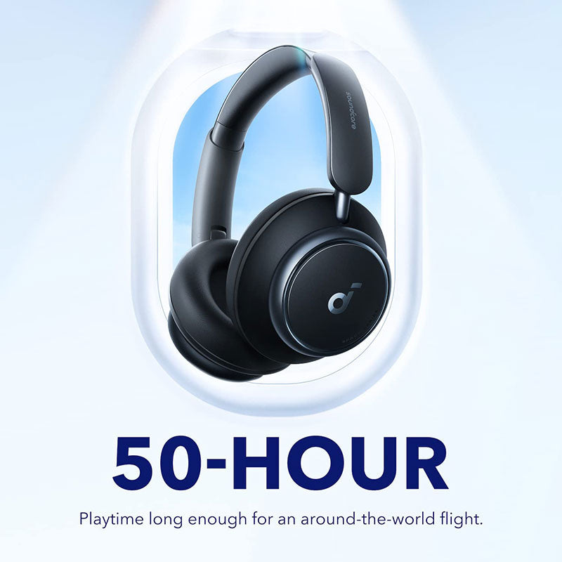 Soundcore by Anker Space Q45 Adaptive Noise Cancelling Over-Ear Headphones A3040011 Black
