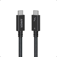 Anker Prime Thunderbolt 4 Cable (3.3ft 240W 40Gbps 8K Braided) A84N0011 Black