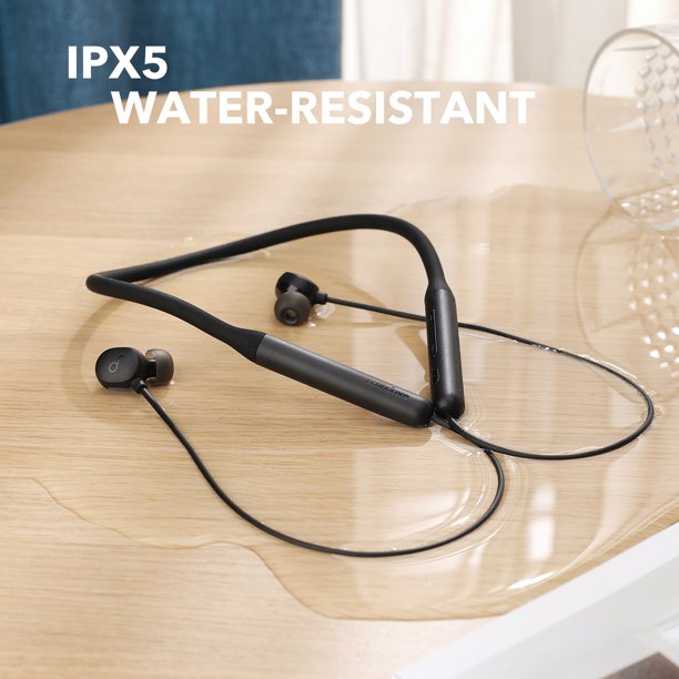 Soundcore by Anker Life U2i Wireless Bluetooth Neckband Headphones A3213H12 Black