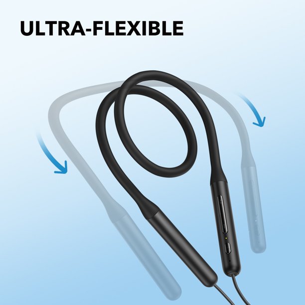 Soundcore by Anker Life U2i Wireless Bluetooth Neckband Headphones A3213H12 Black