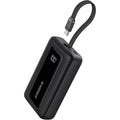 Anker Zolo 30W 10,000mAh High-Speed Power Bank with Built-in USB-C Cable A1688H11 Black