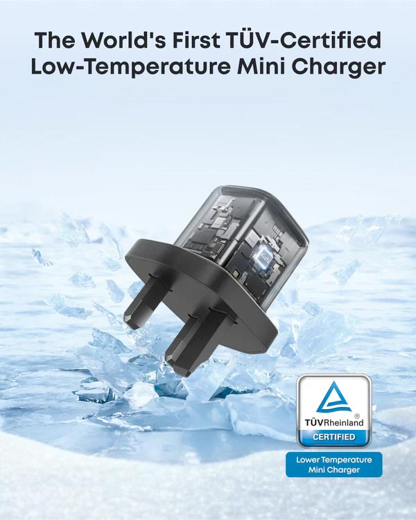 Anker Zolo 20W PD 3.0 GaN II USB-C Charger A2699K11 Black