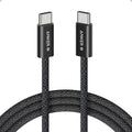 Anker Zolo 6ft 240W USB-C to USB-C Braided Dirt-Resistant Cable A8060H12 Black