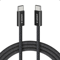 Anker Zolo 6ft 240W USB-C to USB-C Braided Dirt-Resistant Cable A8060H12 Black