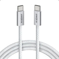 Anker Zolo 6ft 240W USB-C to USB-C Braided Dirt-Resistant Cable A8060H22 White