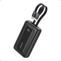 Anker Zolo 10,000mAh 30W Power Bank with Built-in USB-C and Lightning Cable A1680H11 Black