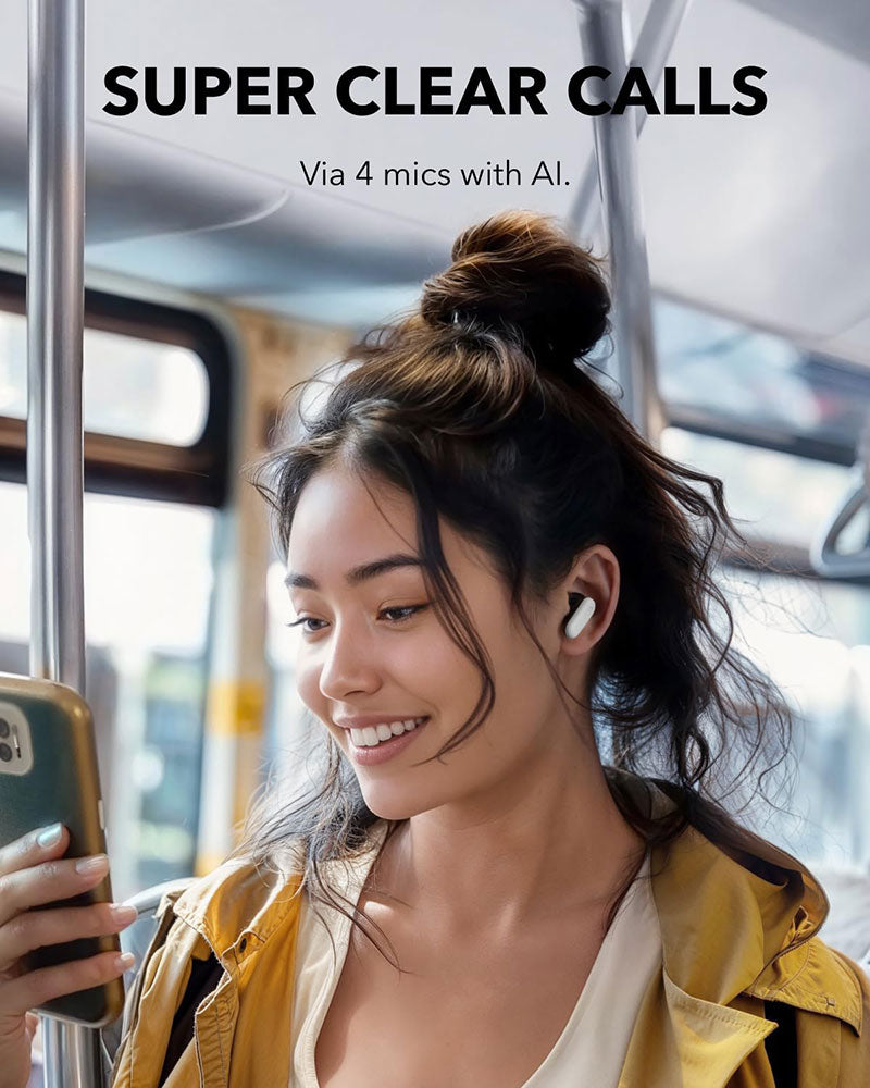 Soundcore by Anker P30i Noise Cancelling Earbuds A3959Z21 White