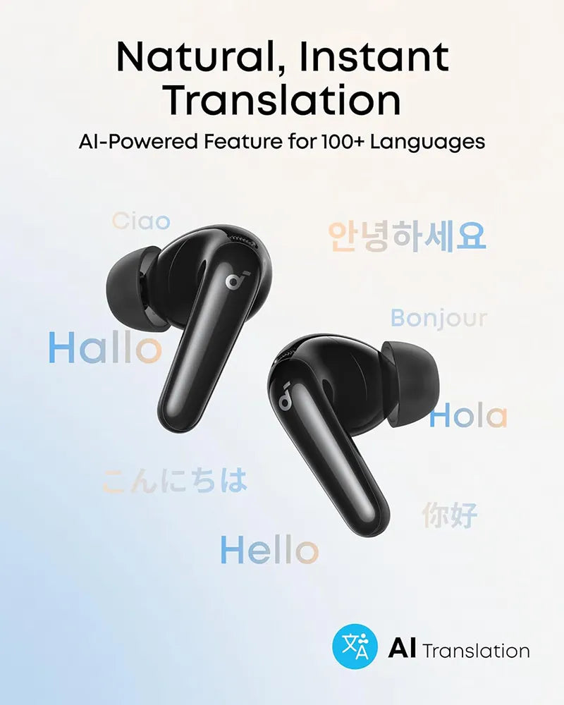 Soundcore by Anker R60i NC True Wireless Noise-Cancelling Earbuds D1202H11 Black