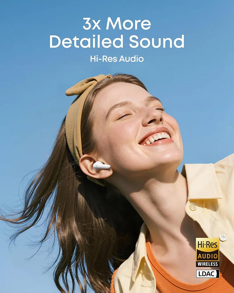 Soundcore by Anker R60i NC True Wireless Noise-Cancelling Earbuds D1202H21 White