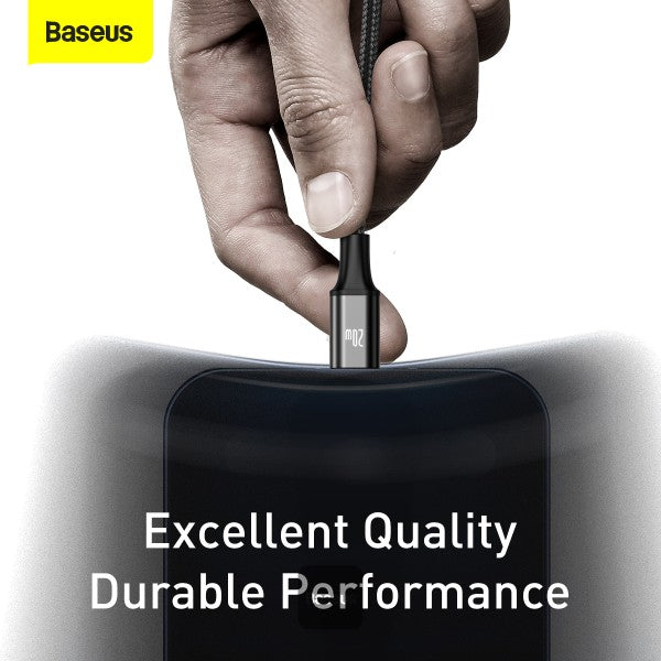 Baseus Rapid Series 3-in-1 Fast Charging Cable 20W 4.9ft Black CAMLT-SC01
