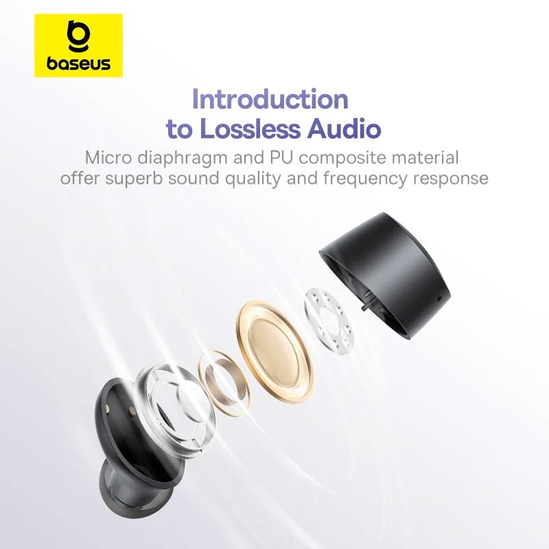 Baseus Bowie E18 True Wireless Earphones Black