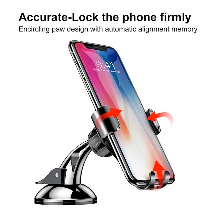 Baseus Osculum Gravity Car Mount Dashboard Windshield Black SUYL-XP01