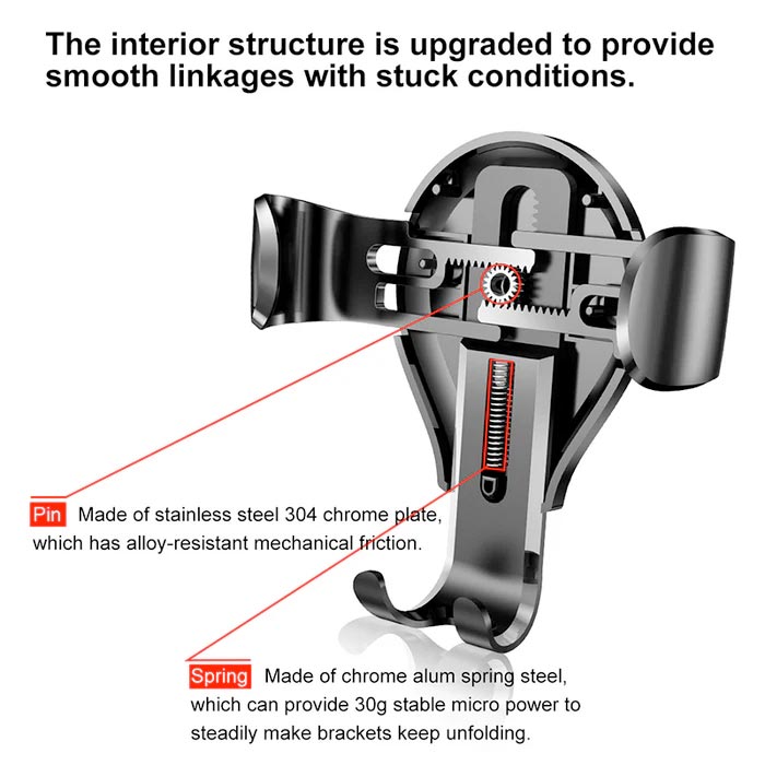 Baseus Osculum Gravity Car Mount Dashboard Windshield Black SUYL-XP01