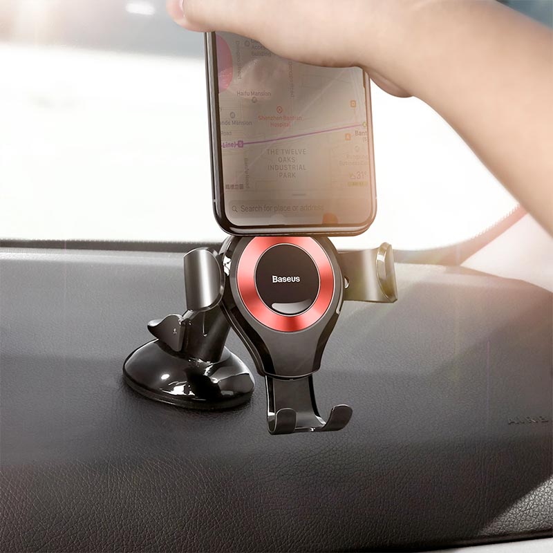 Baseus Osculum Gravity Car Mount Dashboard Windshield Black SUYL-XP01