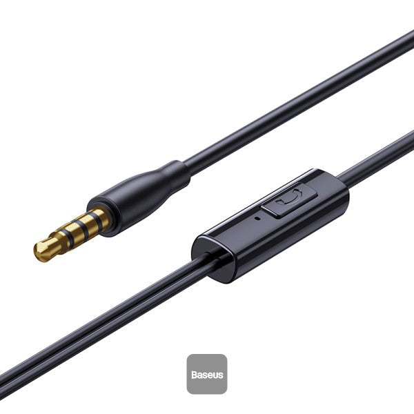 Baseus Encok HZ11 3.5mm Universal Wired Earphones with Mic Black