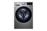 LG F0L9DGP2S 33.1 lb / 17.6 lb Front Load Washer Dryer Silver