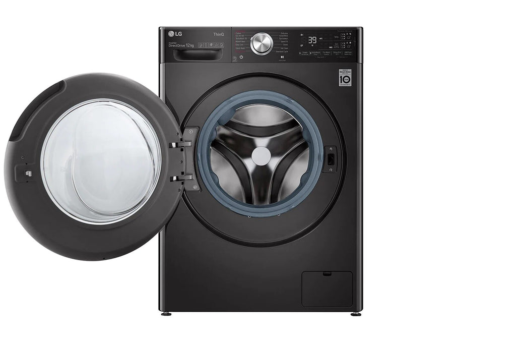 LG F4V9BDP2EE 26.5 lb / 17.6 lb Front Load Washer Dryer Black