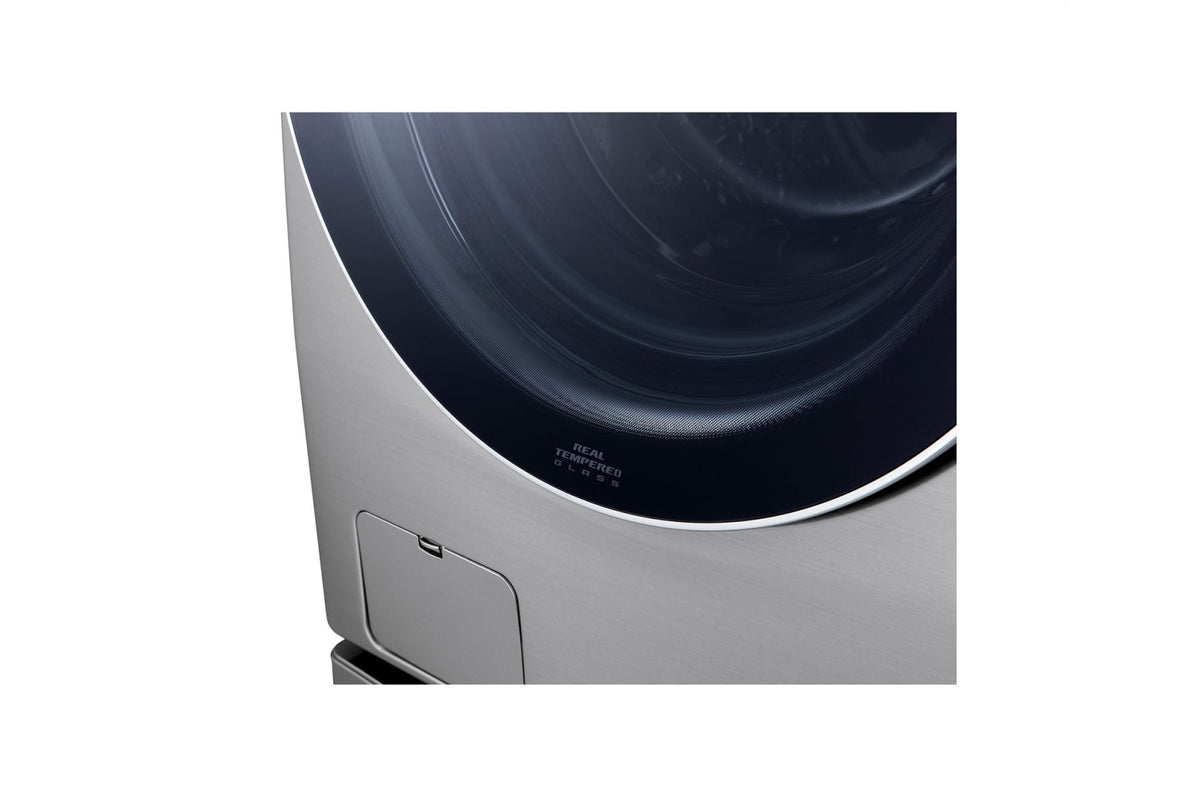 LG F0L9DGP2S 33.1 lb / 17.6 lb Front Load Washer Dryer Silver
