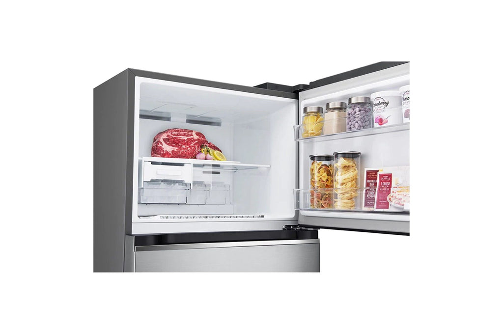 LG GL-B492PLGB 14 cu. ft. Top Mount Refrigerator Platinum Silver
