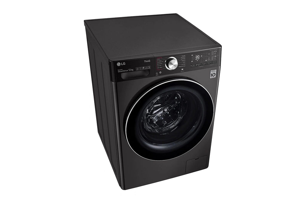 LG F4V9BDP2EE 26.5 lb / 17.6 lb Front Load Washer Dryer Black