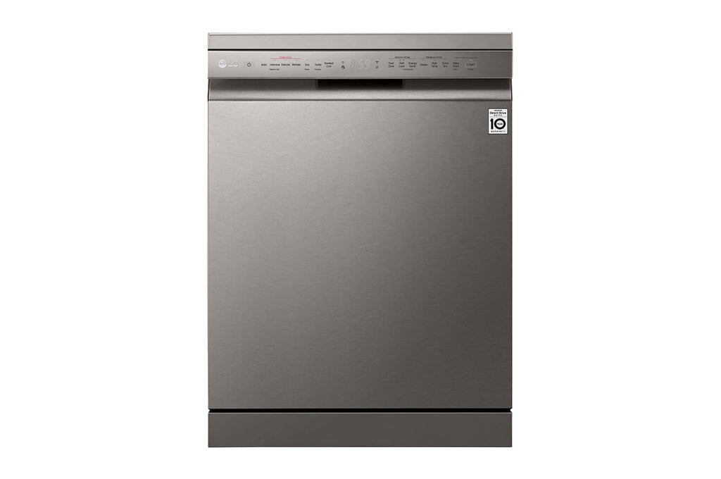 LG DFB425FP 23.5" QuadWash Steam Dishwasher Silver