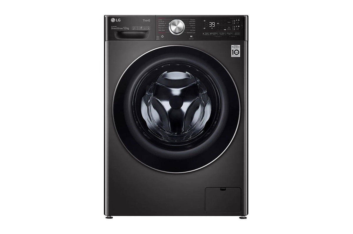 LG F4V9BWP2EE 26.5 lb Front Load Washing Machine Black