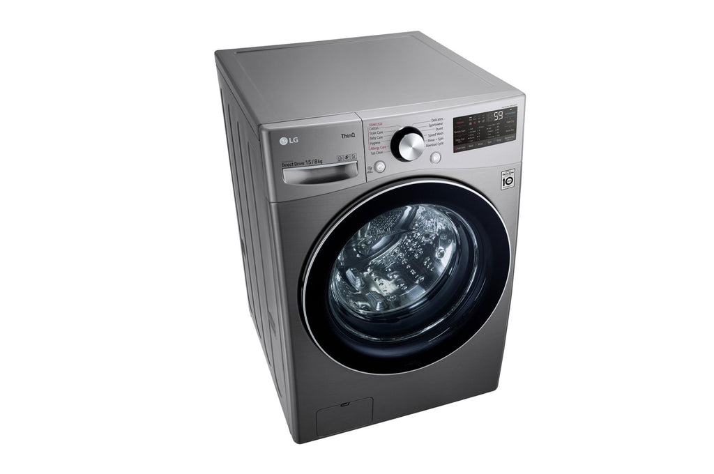 LG F0L9DGP2S 33.1 lb / 17.6 lb Front Load Washer Dryer Silver