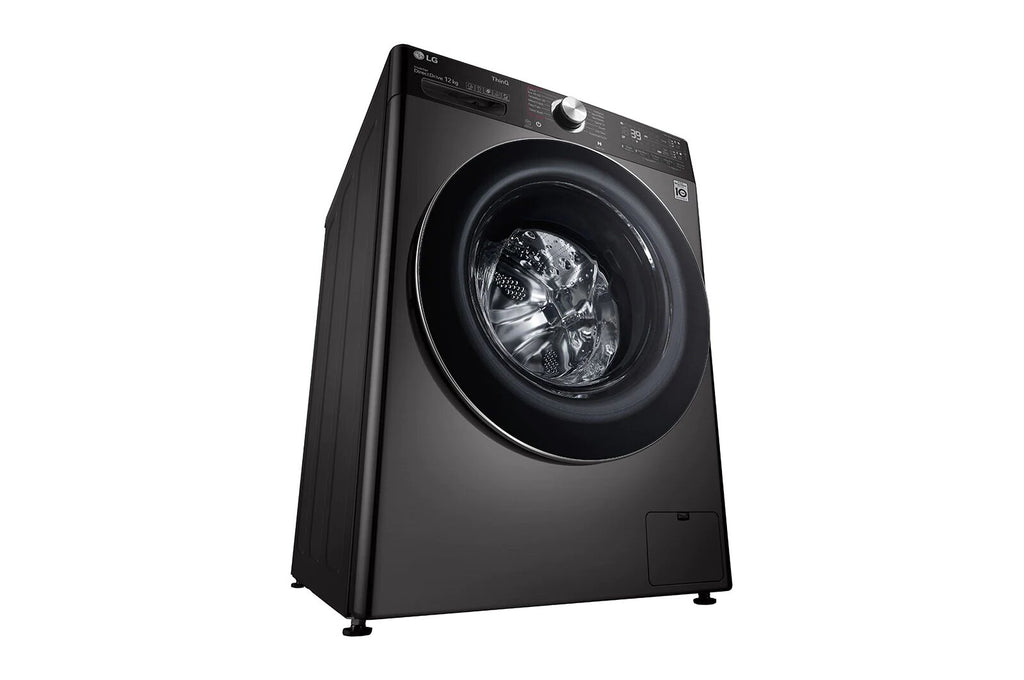 LG F4V9BDP2EE 26.5 lb / 17.6 lb Front Load Washer Dryer Black