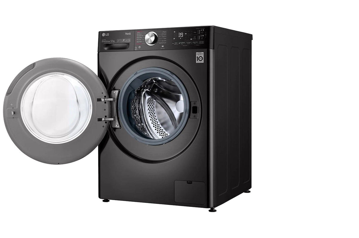 LG F4V9BWP2EE 26.5 lb Front Load Washing Machine Black