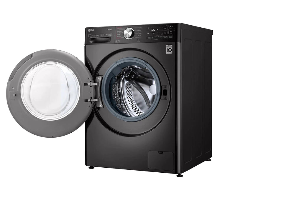 LG F4V9BDP2EE 26.5 lb / 17.6 lb Front Load Washer Dryer Black