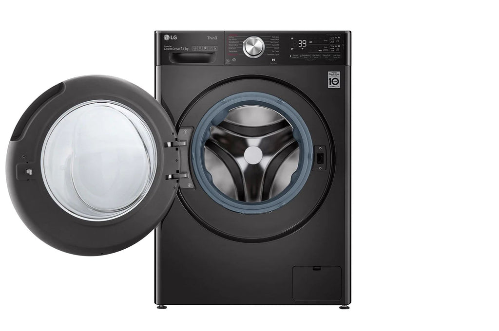 LG F4V9BWP2EE 26.5 lb Front Load Washing Machine Black