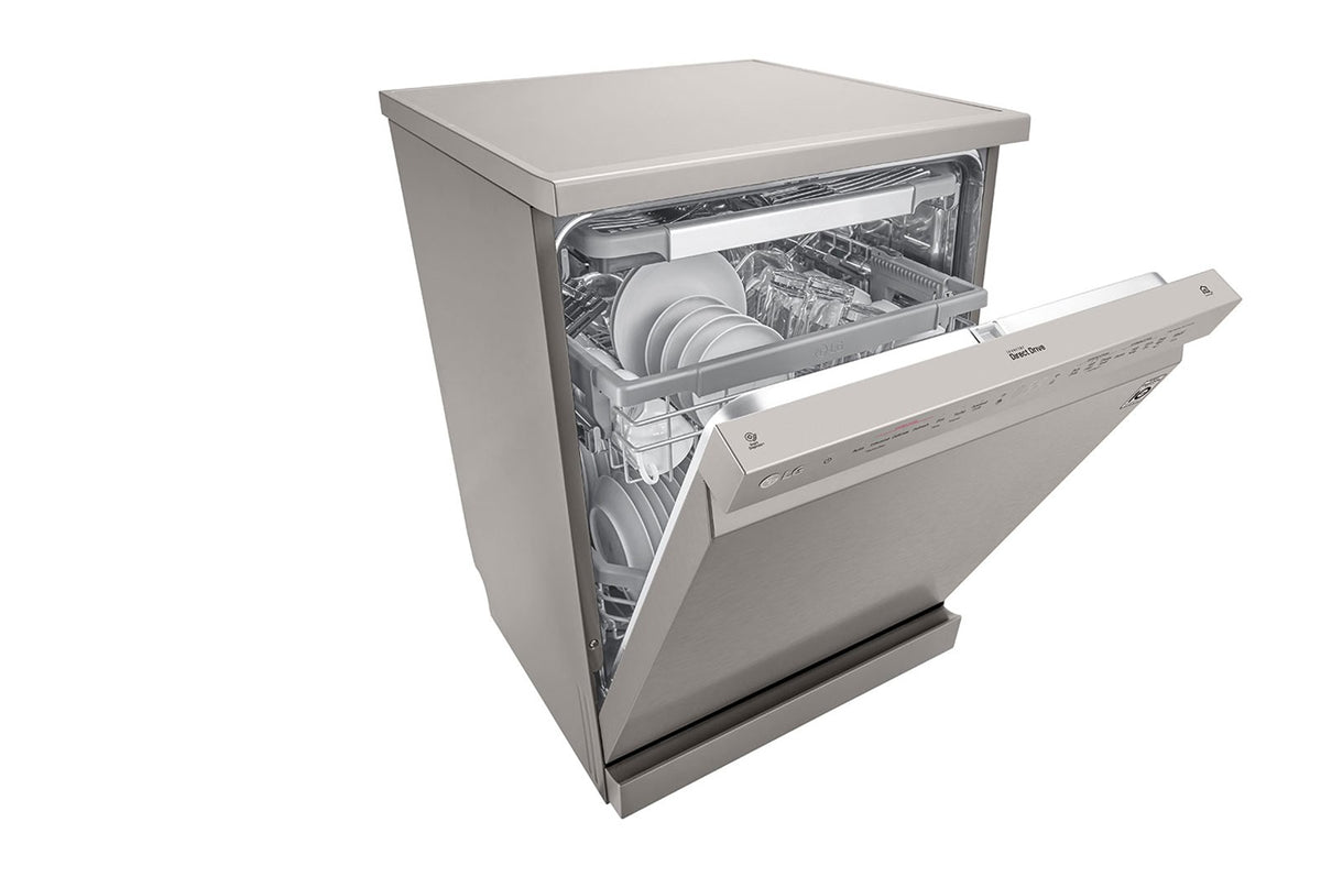 LG DFB425FP 23.5" QuadWash Steam Dishwasher Silver