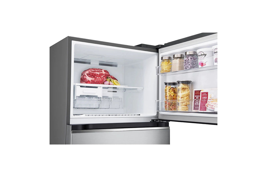 LG GN-B312PLGB 11.1 cu. ft. Top Mount Refrigerator Platinum Silver