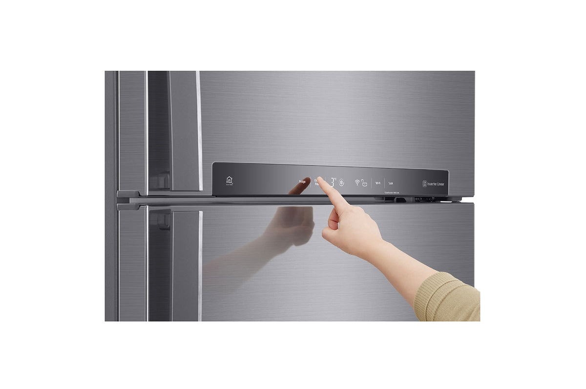 LG GN-F702HLHU 18 cu. ft. Top Mount Refrigerator Platinum Silver
