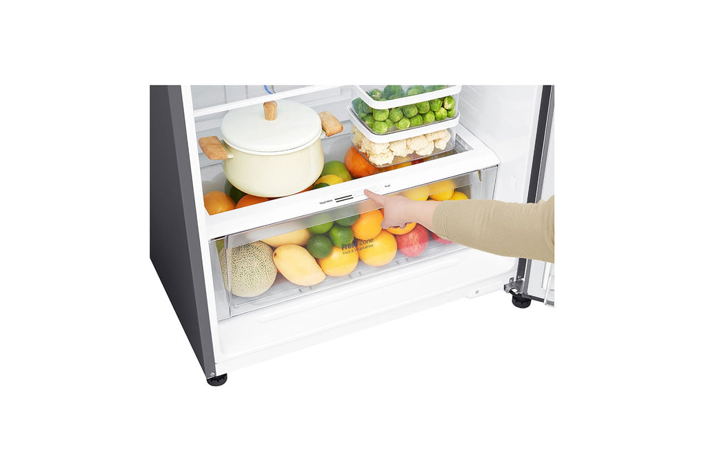 LG GN-F702HLHU 18 cu. ft. Top Mount Refrigerator Platinum Silver