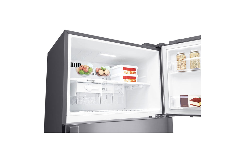 LG GN-F702HLHU 18 cu. ft. Top Mount Refrigerator Platinum Silver