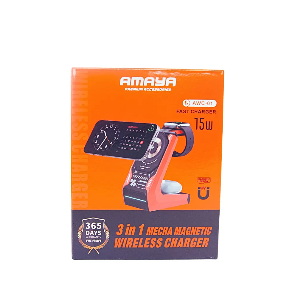 AWC-01 3-in-1 Wireless Charger